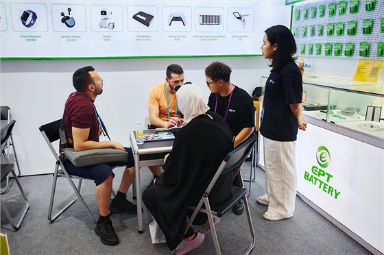 广交会现场交流